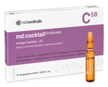 MD:Cocktail SkinBooster Antiage Peptides – GF (10 x 2 ml)